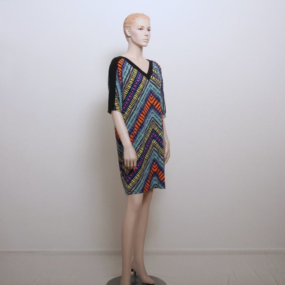 NWT London Times Multicolor Pattern Mini Dress